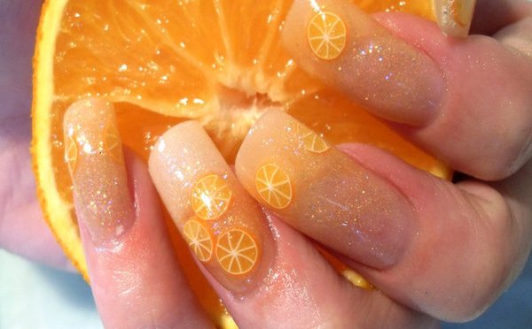 13 Outrageous Orange Enjoyable And Fruity Nail Styles by 2014 Interior Ideas