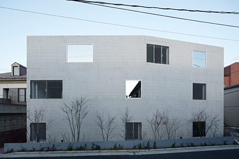 Makoto Yamaguchi Adds Ventilated “open Rooms” To Oggi Apartment Block In Tokyo by Creative Ideas Blog