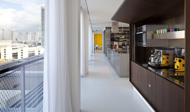 Color Popping Penthouse With Uninterrupted Views On All 4 Sides by Creative Ideas Blog