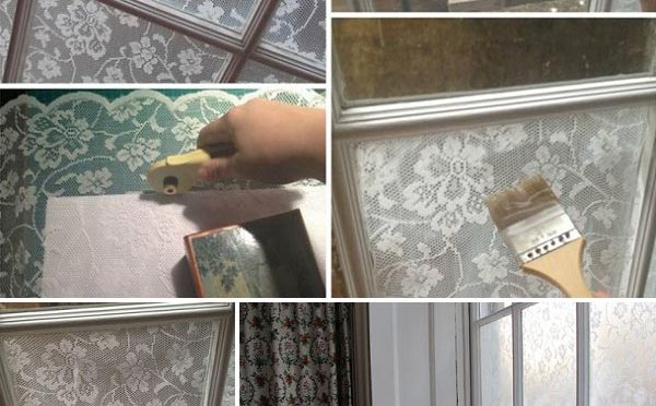 Effortless DIY Lace Window Remedy by 2014 Interior Ideas