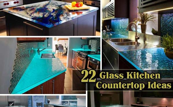 22 Contemporary And Fashionable Glass Kitchen Countertop Suggestions by 2014 Interior Ideas