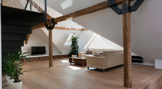 Attic Loft Reconstruction By B² Architecture by 2014 Interior Ideas