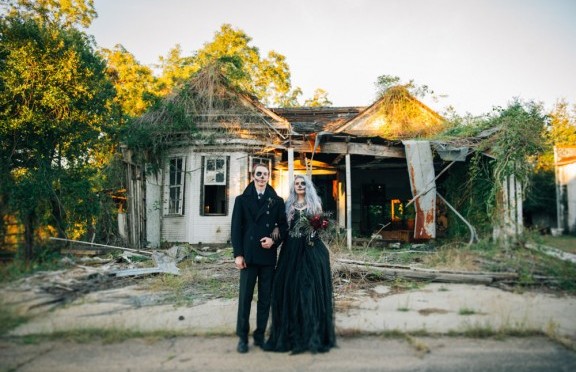 Halloween Wedding Shoot In An Abandoned Warehouse by 2014 Interior Ideas
